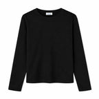 Cinched Oversized Tee - Black
