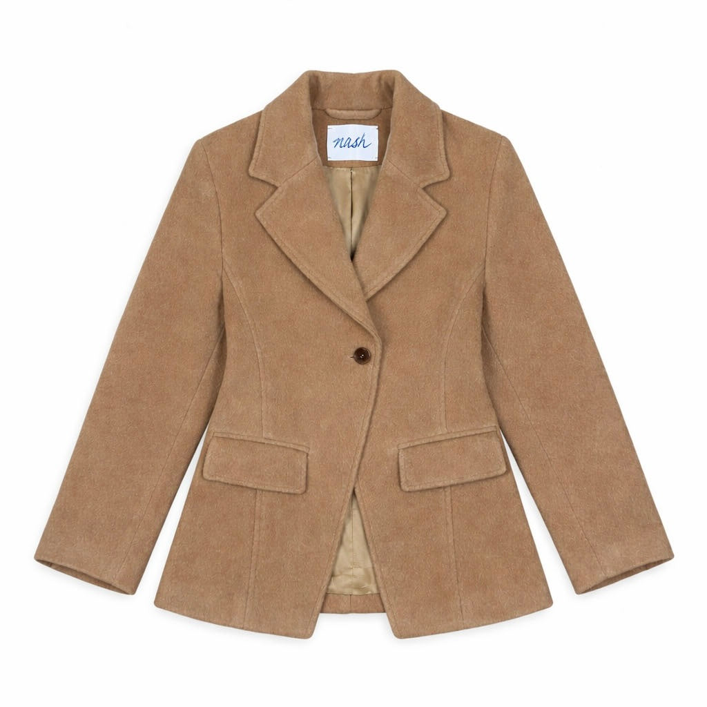 Tailored Blazer - Camel