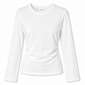 Cinched Oversized Tee - White