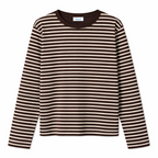Striped Long Sleeve - Brown