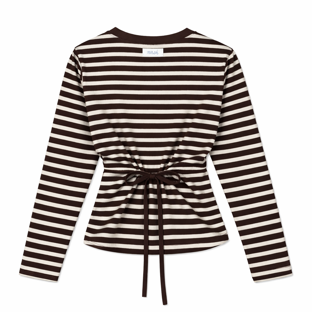 Striped Long Sleeve - Brown